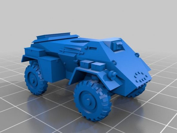 Kanada Fox Armored Araba [1:100 Ölçek] Plastik Aparat - 2