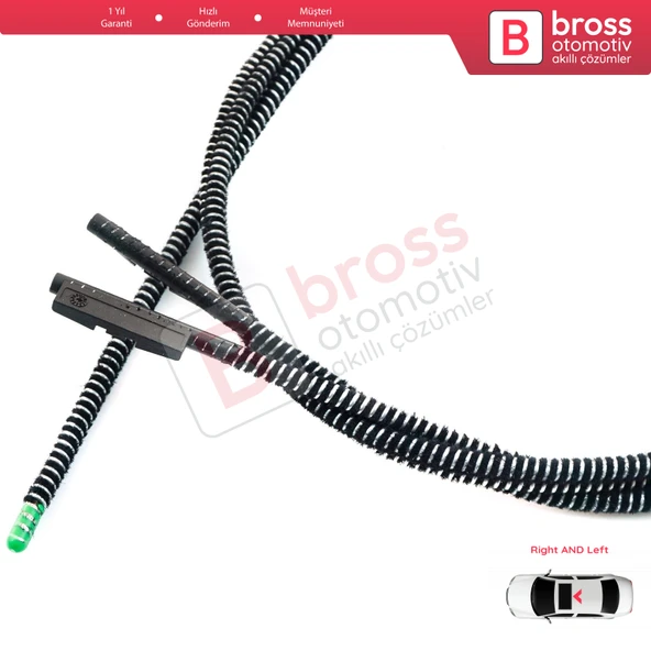 Mercedes W205 GLA 220 CDI için Panoromik Açılır Tavan Sunroof Teli A2056362731 - 4