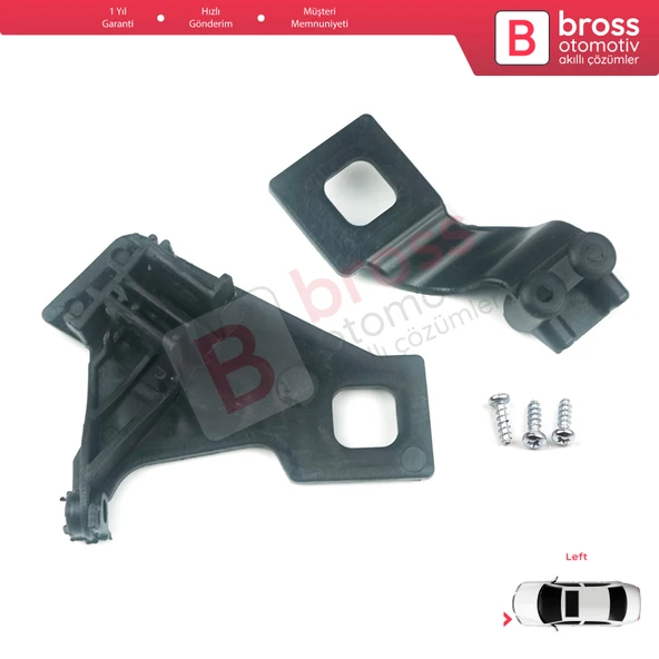 Audi A4 RS4 8K2 B8.5 A5 S5 RS5 B8.5 8T0998121B İçin Sol Ön Far Ayak Tamir Seti - 2