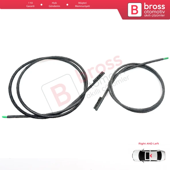 Mercedes W205 GLA 220 CDI için Panoromik Açılır Tavan Sunroof Teli A2056362731 - 5