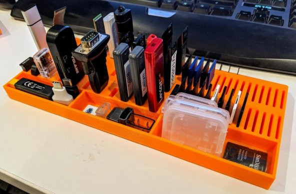 Usb Sd Microsd Danışma Organizatör Plastik Aparat - 3