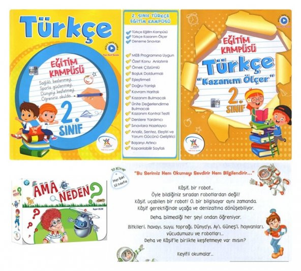 2.Sınıf Türkçe Eğitim Kampüsü Etkinliklerle Günlük Çalışma Yaprak