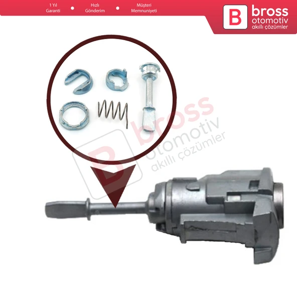 Seat Leon MK1 1M 1999-2006 3B0837167 İçin Ön Kapı Kilidi Tamir Takımı 51.5 mm - 5