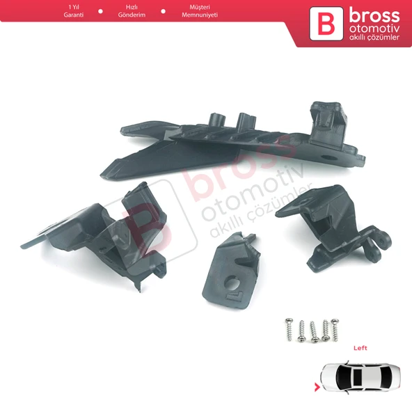 Renault Megane BFB K9A B9A MK4 2016-On 260601571R İçin Sol Ön Far Ayak Tamir Seti - 3