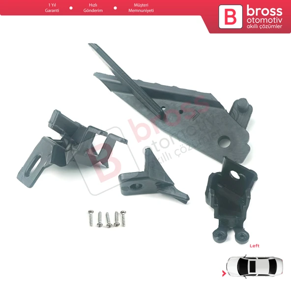 Renault Megane BFB K9A B9A MK4 2016-On 260601571R İçin Sol Ön Far Ayak Tamir Seti - 5