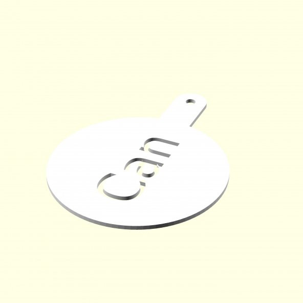 Can Kişiye İsime İsme Özel Kahve Stencil Stensıl Şablon Cafeler İçin Sevgiliye Eşe Hediyelik Hediyesi Dekoratif Organik Plastik - 2