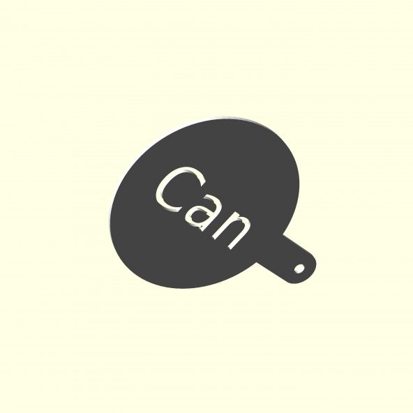 Can Kişiye İsime İsme Özel Kahve Stencil Stensıl Şablon Cafeler İçin Sevgiliye Eşe Hediyelik Hediyesi Dekoratif Organik Plastik - 7