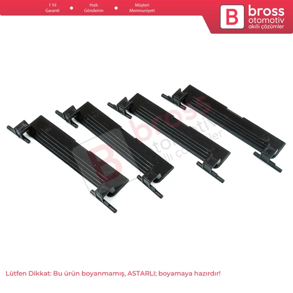 Mercedes C W204 İçin 4 Adet Tavan Oluk Çıtası Port Bagaj Kapağı 20469071829040 95*20 mm - 4