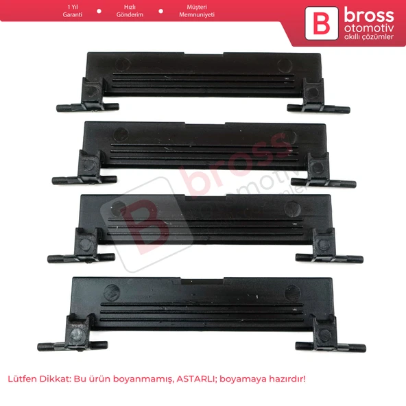 Mercedes C W204 İçin 4 Adet Tavan Oluk Çıtası Port Bagaj Kapağı 20469071829040 95*20 mm - 3