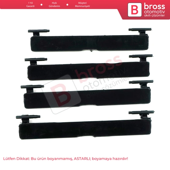 Mercedes C W205 İçin 4 Adet Tavan Oluk Çıta Port Kapağı 95*12 mm A2057504100 - 2