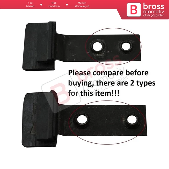 BMW 3 E46 2003-2006 Makyajlı Kasa için 8 Parça Sunroof Perde Kayar Kızak Çıta Bakalit Klips Seti - Resim 2