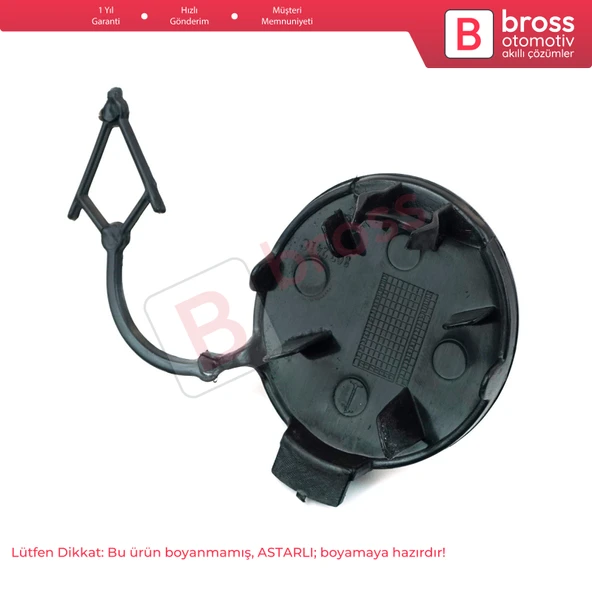 VW Golf MK7 için Ön Tampon Çeki Demiri Kapağı 5GG807241 ASTARLI - 5