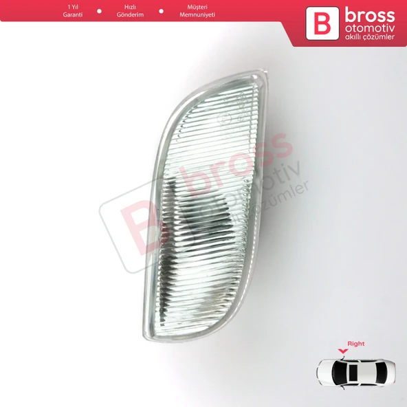 Symbol MK3 Logan Sandero MK2 İçin Sağ Yan Ayna Sinyali 261600977R - 2