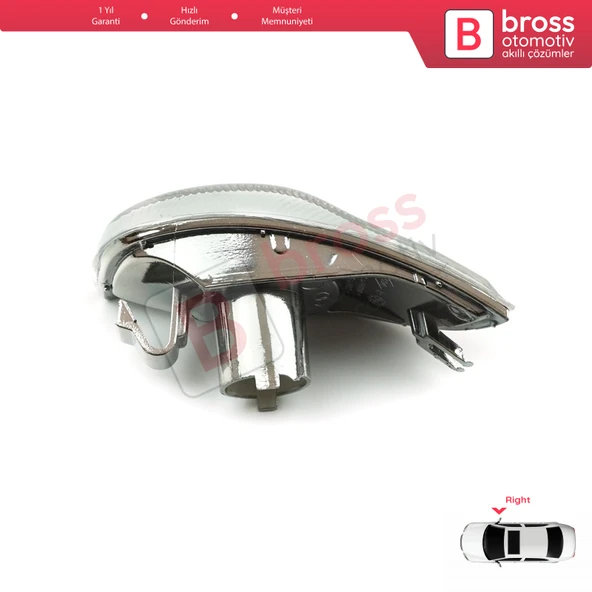 Symbol MK3 Logan Sandero MK2 İçin Sağ Yan Ayna Sinyali 261600977R - 4