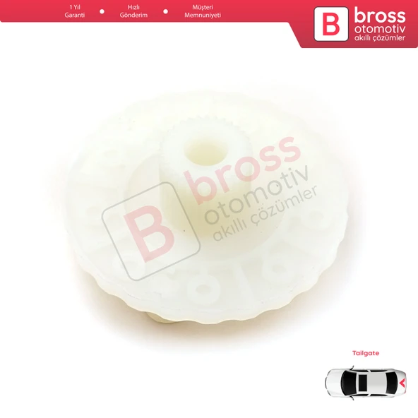 Land Rover Freelander MK1 L314 1997-2006 CVH101150 İçin Arka Bagaj Cam Kriko Makara Freze Dişlisi - 3