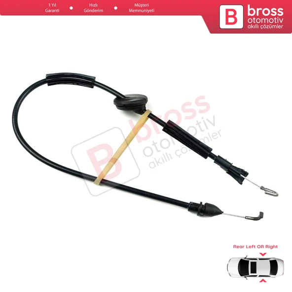 VW Passat B5 B5.5 GP 3B 1996-2005 3B0839085F İçin Arka Sağ veya Sol Kapı İç Açma Teli