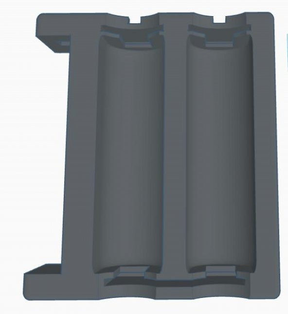 18650 Pil Taşıma V1.1 Plastik Aparat - 5