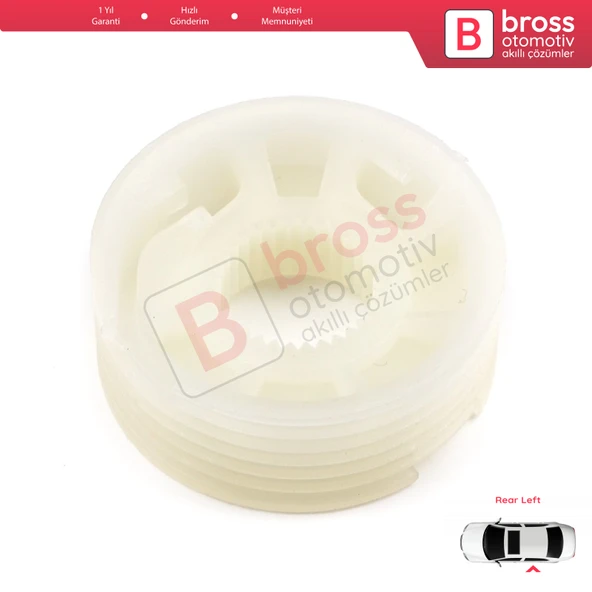 BMW 5 Serisi E39 İçin Arka Sol Kapı Cam Kriko Tamir Dişlisi 51358159835 - 3