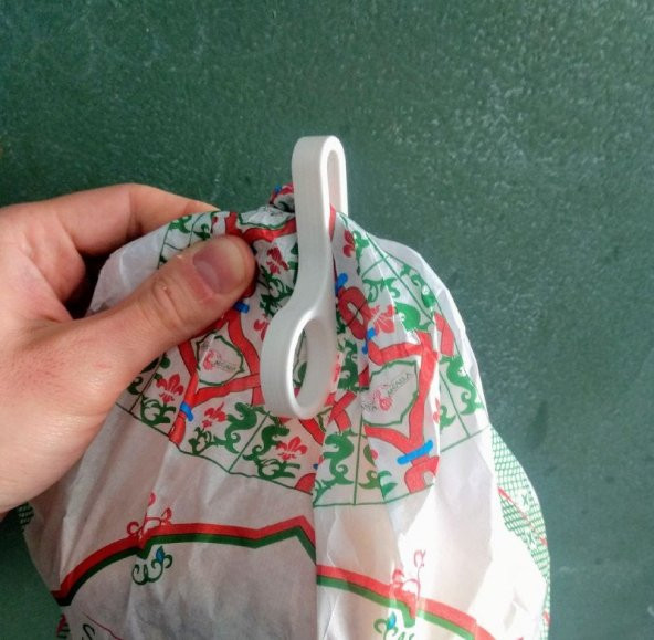 Basit Çanta Klipsi Torba Ağzı Kapatıcı Para Tokası Cüzdan