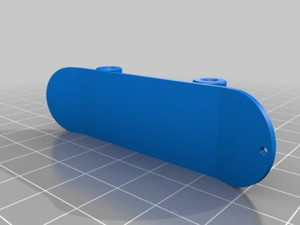 Kaykay Organik Plastikten Dekoratif  Tek Parça Anahtarlık - 3