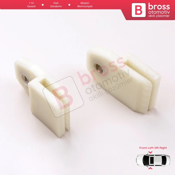 Mitsubishi Lancer Outlander Honda Civic Accord CR-V Jazz 1988-2015 İçin Kapı Cam Tutucu Kızak Klipsi - 4