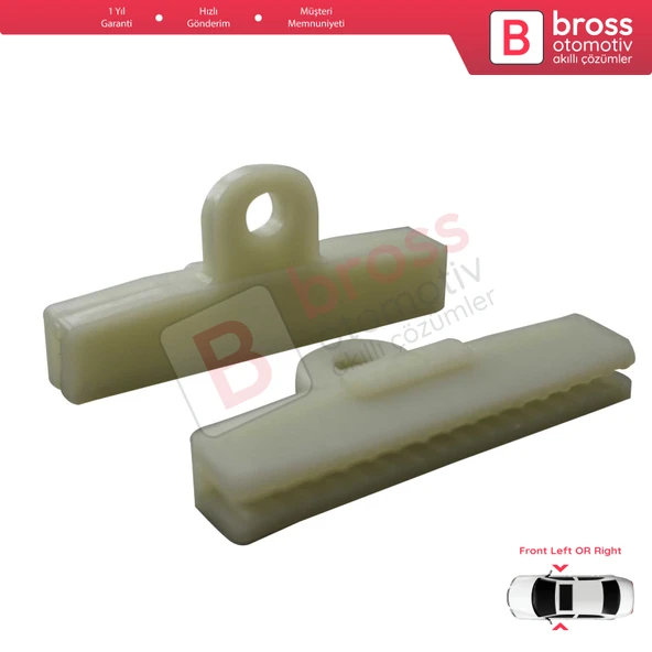 Toyota Corolla Prius Cruiser Hilux Matrix Pontiac Vibe Lexus RX İçin Kapı Cam Tutucu Kızak Klipsi - 3