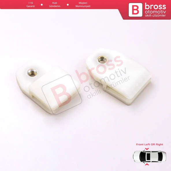 Mitsubishi Lancer Outlander Honda Civic Accord CR-V Jazz 1988-2015 İçin Kapı Cam Tutucu Kızak Klipsi - 3