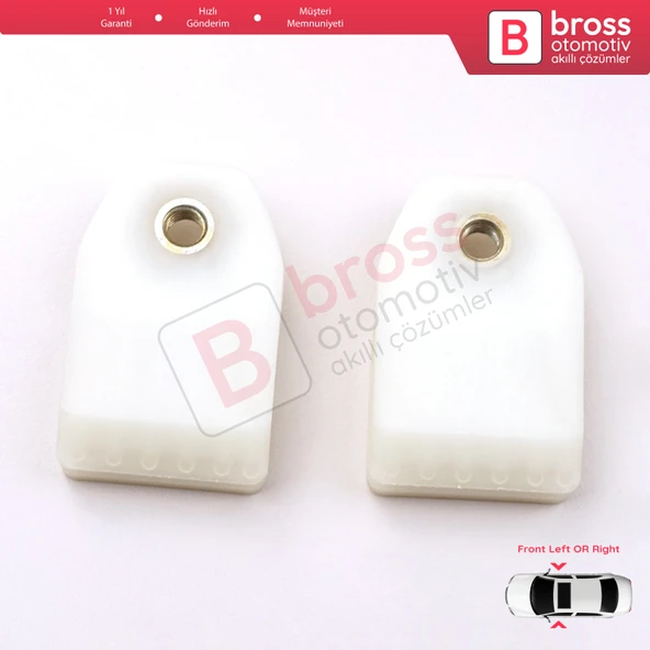 Mitsubishi Lancer Outlander Honda Civic Accord CR-V Jazz 1988-2015 İçin Kapı Cam Tutucu Kızak Klipsi - 2