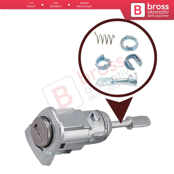 Skoda Fabia MK1 6Y Octavia MK1 1U 1U0837167 İçin Ön Sağ veya Sol Kapı Kilidi Tamir Takımı 45 mm - 5