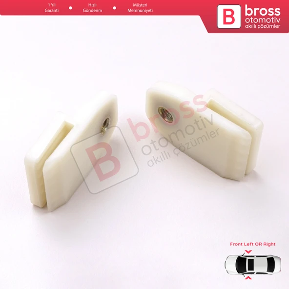 Mitsubishi Lancer Outlander Honda Civic Accord CR-V Jazz 1988-2015 İçin Kapı Cam Tutucu Kızak Klipsi - 5