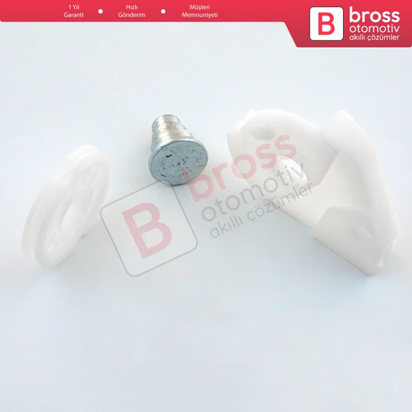 Hyundai Accent 1994-On 82404-0U010 İçin Ön veya Arka Sağ Kapı Cam Kriko Tamir Köşe Makara Seti - 4