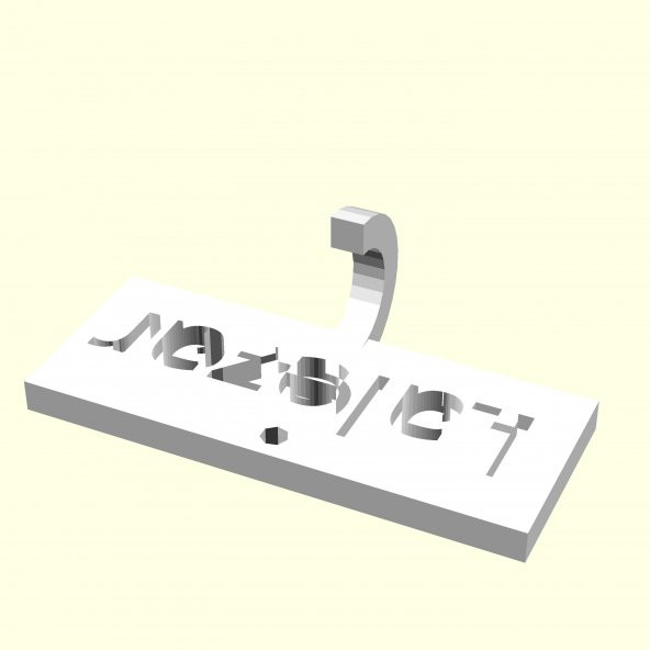 Lalezar Kişiye Özel Üretim Zincirsiz Anahtarlık Tutucu Sevgiliye Eşe Hediyelik Tag Askı Organik Plastikten