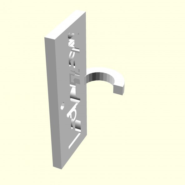 Lalezar Kişiye Özel Üretim Zincirsiz Anahtarlık Tutucu Sevgiliye Eşe Hediyelik Tag Askı Organik Plastikten - 3