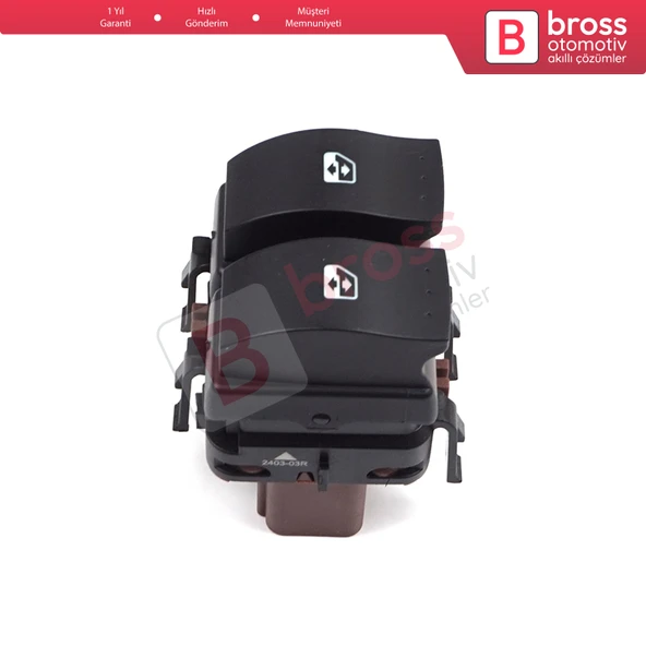 Renault Megane Laguna Scenic 2 İçin İkili Cam Düğmesi 8200315040 - 3