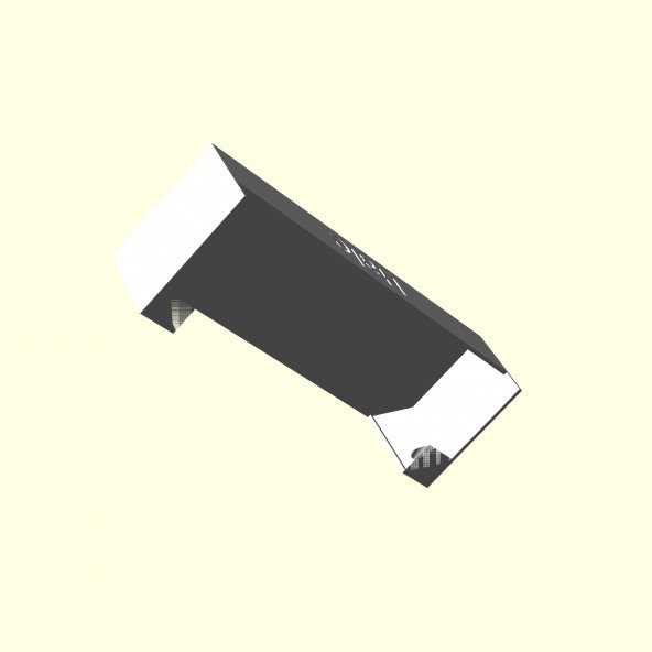 Hale Kişiye Özel Üretim Vidasız Raf Sevgiliye Eşe Hediyelik Askı Organik Plastikten - 7