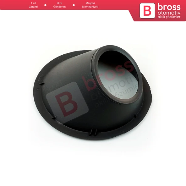 Fiat Fiorino Nemo Bipper için Ön Sis Far Çerçevesi SOL Siyah 7452TK - 5