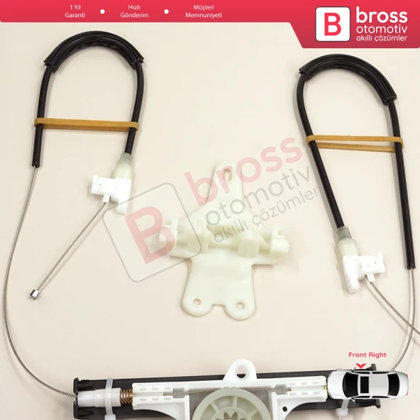 Nissan Terrano MK2 R20 Mercedes Vito W638 807000F010 İçin Elektrikli Ön Sağ Cam Kriko Tamir Seti - 3