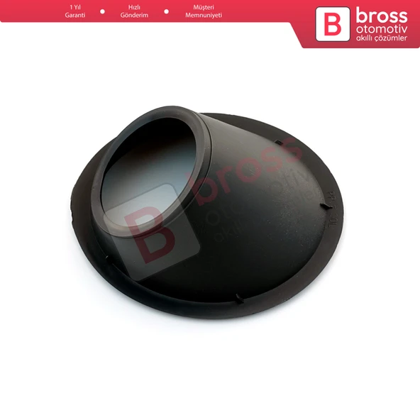 Fiat Fiorino Nemo Bipper için Ön Sis Far Çerçevesi SOL Siyah 7452TK - 3