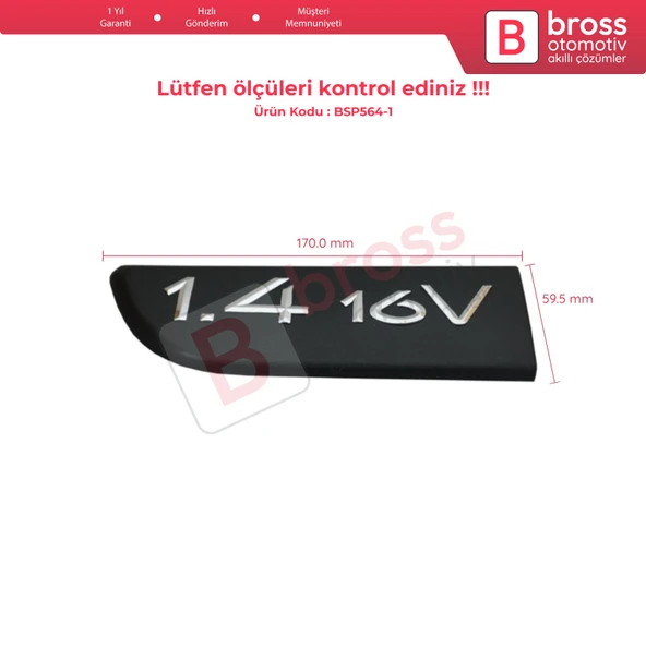 Megane Scenic MK2 İçin Sol Taraf 1 4 16V Amblem Yazısı 8200209128 - 5