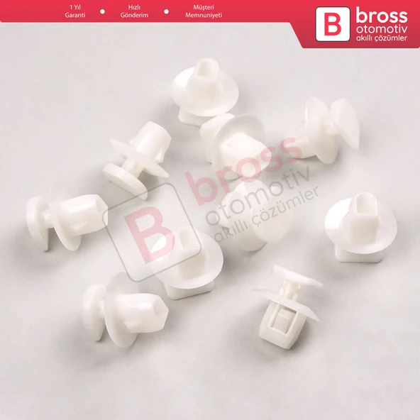 Toyota için 10 Adet Döşeme Paneli Klipsi - 3