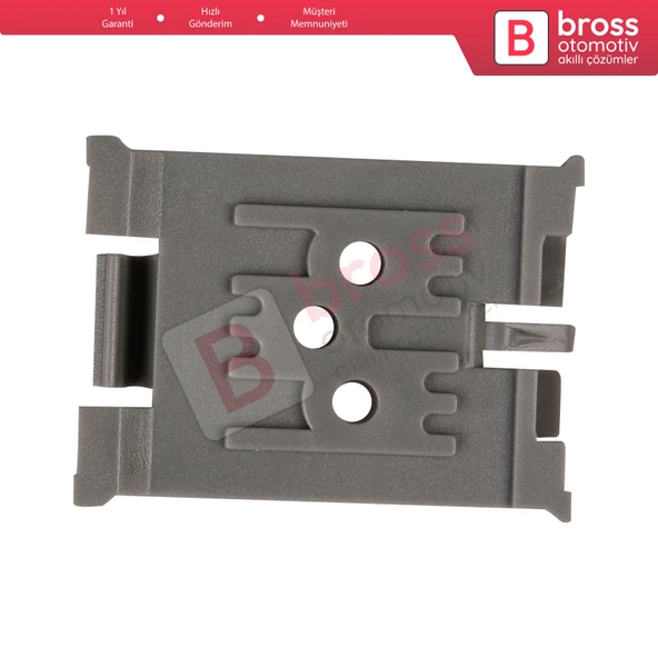 Renault için 10 Adet Plastik Klips Gri - 2