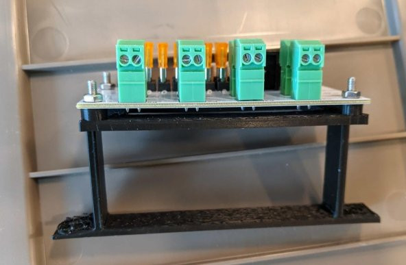 Hp Güç Kaynağı İçin Falcon F8 Güç Dağıtım Braketi Plastik Aparat - 3