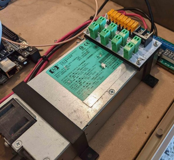 Hp Güç Kaynağı İçin Falcon F8 Güç Dağıtım Braketi Plastik Aparat - 4