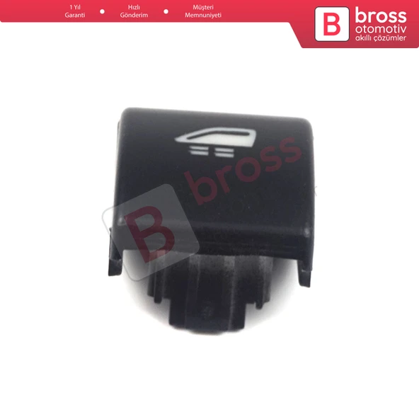 BMW E46 Convertible İçin Arka Kelebek Cam Düğme Kapak 61316902183 - 5