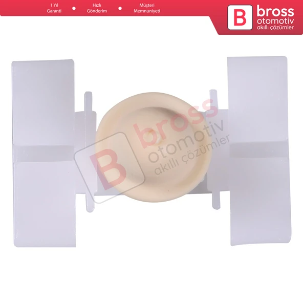 BMW için 10 Adet Yan Çıta Klipsi, Beyaz 51131960054 - 2