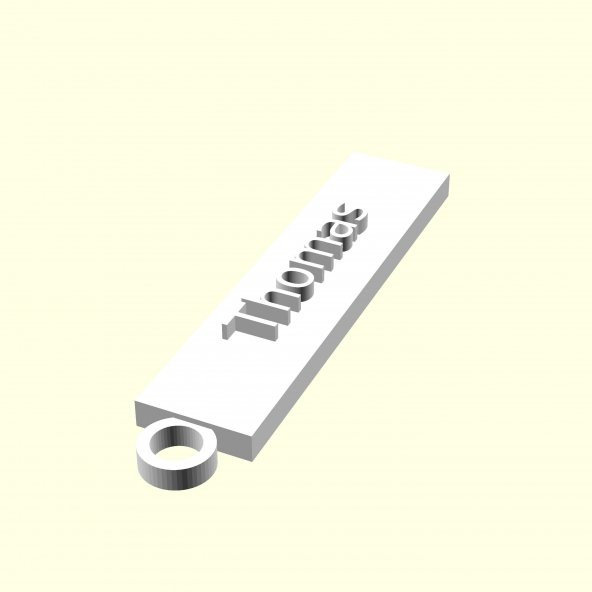 Thomas Kişiye Özel Üretim Zincirsiz Anahtarlık Sevgiliye Eşe Hediyelik Tag Askı Organik Plastikten - 2