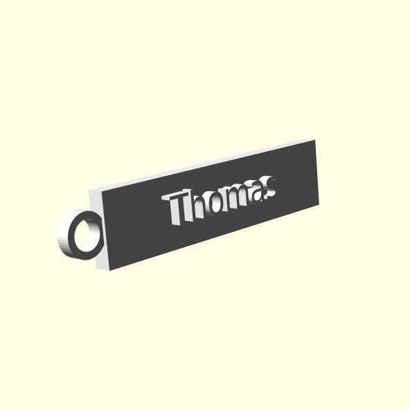 Thomas Kişiye Özel Üretim Zincirsiz Anahtarlık Sevgiliye Eşe Hediyelik Tag Askı Organik Plastikten - 8