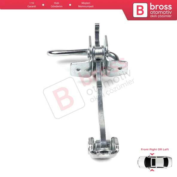 Opel Astra G 1998-2009 4/5 Kapı İçin Ön Sağ veya Sol Kapı Gergi Yayı 160249 24434086 - 5