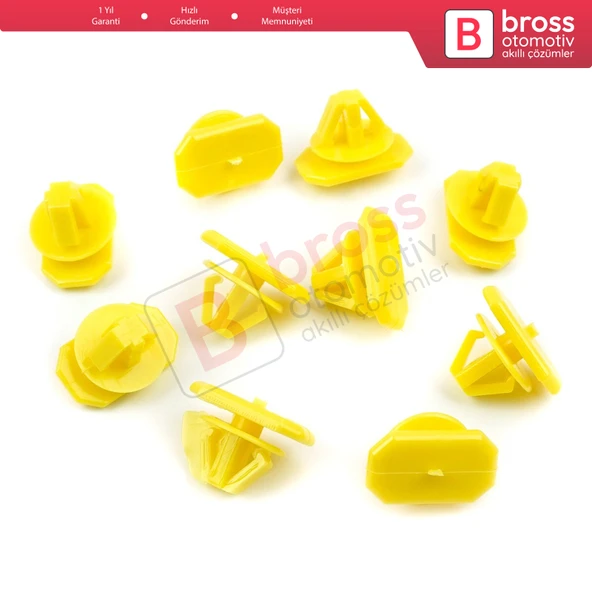 Ford Connect İçin 10 Adet Ön Çamurluk Bakalit Klips 2T14V353129BA - 2