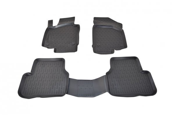 Ekiciler Volkswagen Tiguan 07-15 3D Havuzlu Paspas Direksiyon Kıl